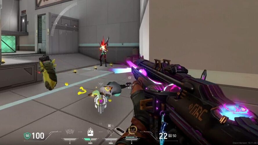 VALORANTで銃声はMAP全体に聞こえます